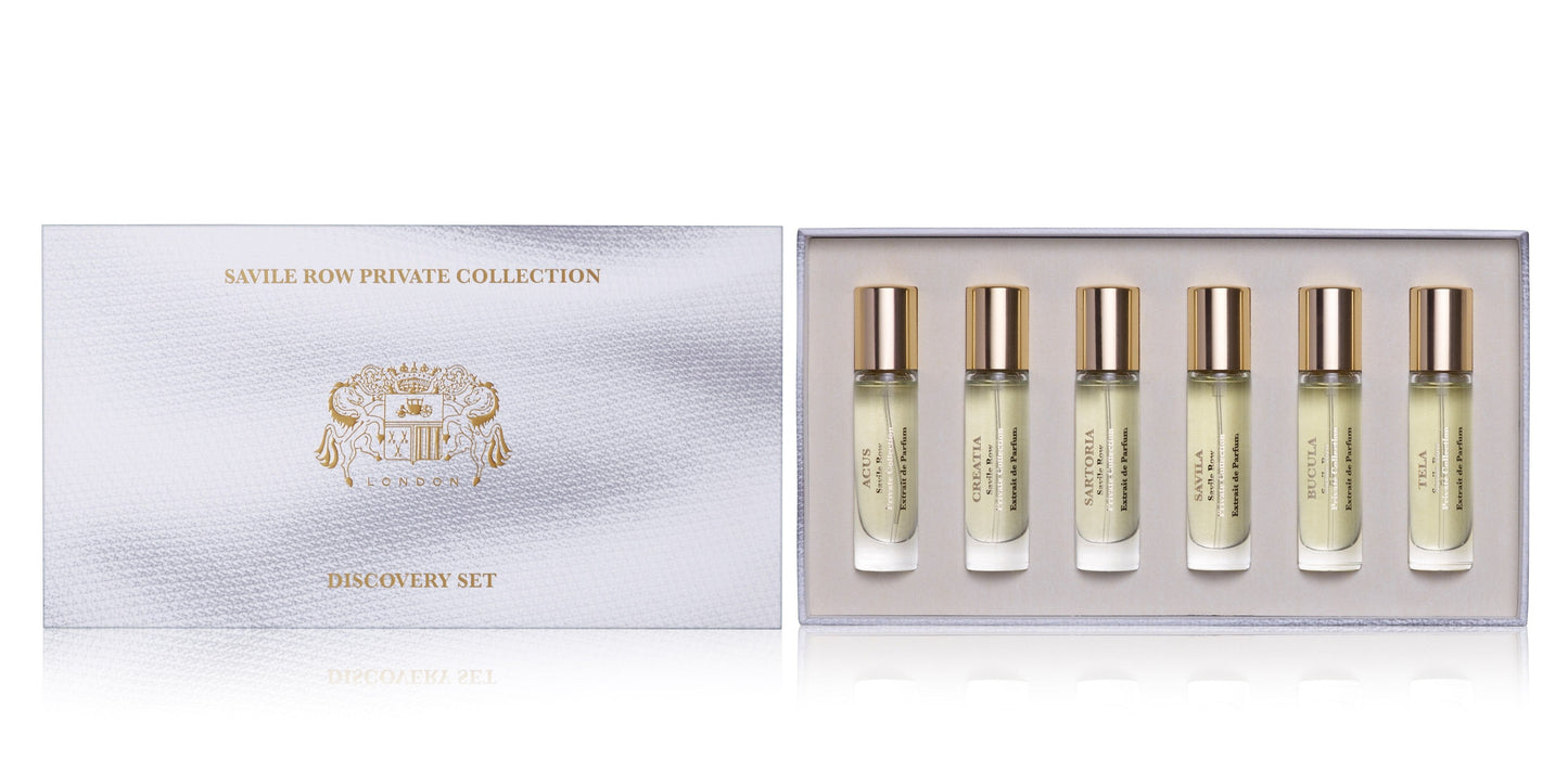 The Savile Row Private Collection Discovery Set 6 X 10ml Extrait de Parfums